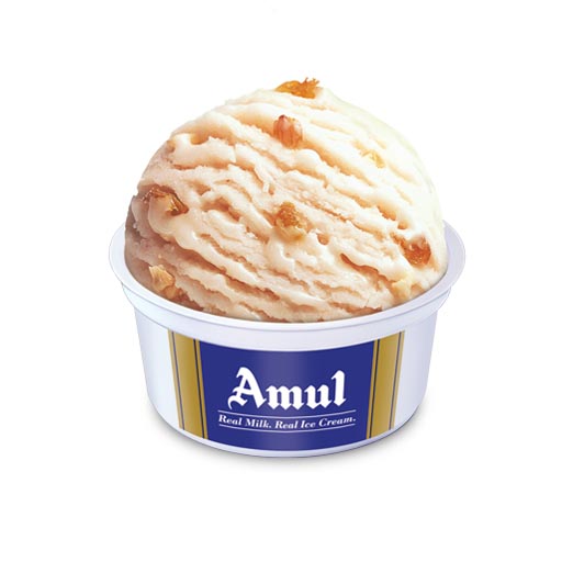 Amul Cup Ice cream (Kaju-draksha-kishmish)